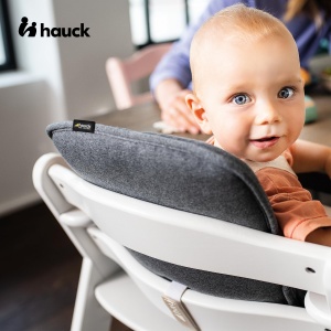 Perna reductoare scaun hauck Alpha Cosy Compatibila cu scaun inalt din lemn Alpha Beta si Arketa pentru bebelusi 6-36 luni perna scaun inalt cu spatar - Img 2
