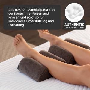Perna TEMPUR Memory Foam Beinkissen Anthrazit Suport pentru Picioare Husa Lavabila - Img 4