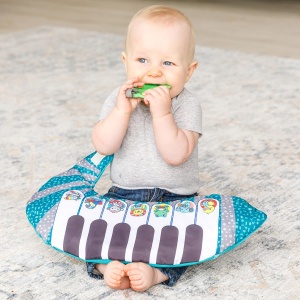 Pernita pentru timpul pe burtica Infantino 3-in-1 cu pian, 20 melodii, suport confortabil - Img 9