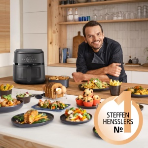 Philips Airfryer seria 2000 6.2 L - 13 metode de gatit, design compact cu fereastra de vizualizare, tehnologie RapidAir, cu 90% mai putina grasime, usor de curatat (NA230/00) - Img 2