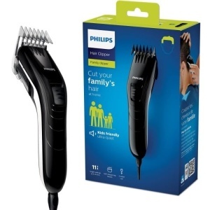 Philips Aparat de tuns pentru intreaga familie Lame din otel inoxidabil QC5115/15, 11 setari de lungime, utilizare cu cablu