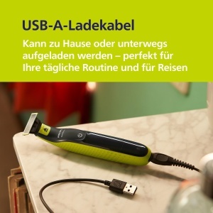 PHILIPS OneBlade 360 Face Body - aparat de ras electric aparat de tuns si aparat de ingrijit corpul 3x lame 360 3x accesorii de tuns 135 mm 2x accesor - Img 5