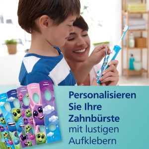 Philips Sonicare For Kids, periuta de dinti electrica sonica cu aplicatie, pentru copii cu varsta de 3 ani si peste, cu SmarTimer si QuadPacer pentru curatare temeinica, roz, model HX6352/42 - Img 6