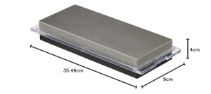 Piatra de ascutit cutite Zwilling Twin Stone Pro, alb, 173x78x28 mm - Img 4