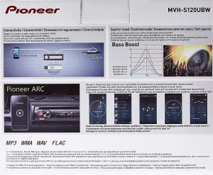 Pioneer MVH-S120UBW 1-DIN Autoradio Negru Compatibil Android USB si AUX - Img 3