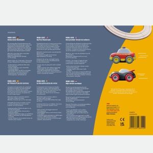 Pista de curse HABA Cars 27 piese din lemn, cu 2 masini, ecologic, pentru copii de la 2 ani - Img 11