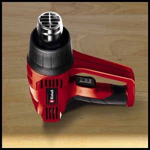 Pistol cu aer cald Einhell TH-HA 20001, 2000 W, 2 trepte temperatura, accesorii incluse - Img 6