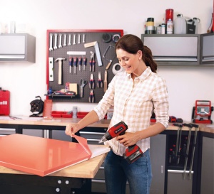 Pistol de aer cald Einhell TE-HA 18 Li Solo 18V 2 trepte de temperatura - Img 3