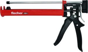 Pistol de aplicare fischer FIS AM, pentru cartuse de 390 ml, metalic, rosu