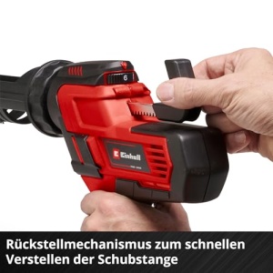 Pistol de calafat fara fir Einhell TE-SG 18/10 Li-Solo Power X-Change (18 V, pentru cartuse de 310 ml, pana la 2.000 N, viteza reglabila, fara baterie) - Img 6
