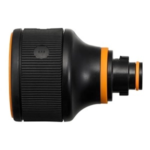 Pistol de stropit Fiskars 1065486 3 functii control debit rezistent la inghet negruportocaliu - Img 10