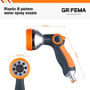 Pistol de stropit GRIFEMA GE1303, 8 moduri de udare, debit ajustabil - Img 2
