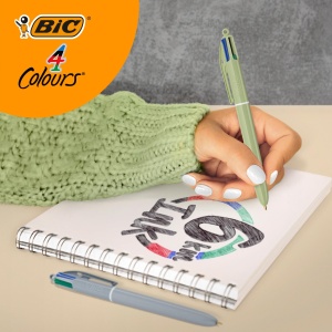 Pix BIC 4 Colours Mineral, set 5 culori, 1.0 mm, refillabil - Img 9