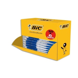 Pix BIC Atlantis Classic, 0.4 mm, Albastru, Set 36 bucati - Img 4