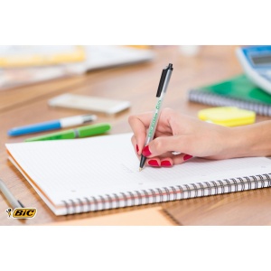 Pix BIC ECOlutions Clic Stic, 50 bucati, albastru, 0,32 mm, reciclat - Img 2
