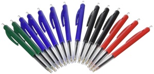 Pix BIC M10 clic transparent, multi, din plastic