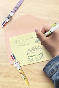 Pix BIC Vibbies Mini 4 Culori, 0,32 mm, Set 6 Bucati cu Figurine - Img 10