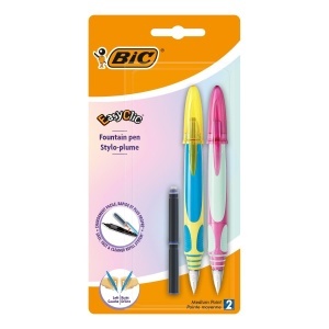 Pix cu cerneala BIC EasyClic, 2 bucati, culori assortate, cu sistem de umplere lateral - Img 5