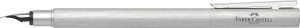 Pix cu rezerva Faber-Castell Neo Slim din aluminiu, argintiu, design minimalist - Img 3