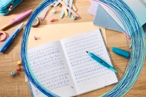 Pix ergonomic STABILO EASYbirdy Pastel pentru stangaci, grip antiderapant - Img 6