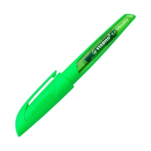 Pix ergonomic STABILO EASYbuddy, 3 variante de nib, rucs de siguranta, transparent - Img 2