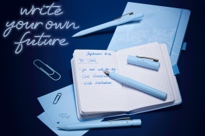 Pix Faber-Castell Grip 2010, culoare albastru ceresc, mina XB - Img 4
