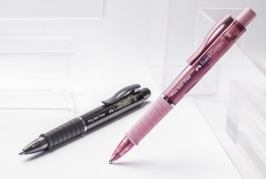 Pix Faber-Castell Poly Ball View, set 2 bucati, culoare roz, mina XB - Img 3