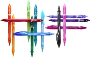 Pix gel BIC Gel-ocity Quick Dry, 12 bucati, culoare albastra, 0.7 mm - Img 3