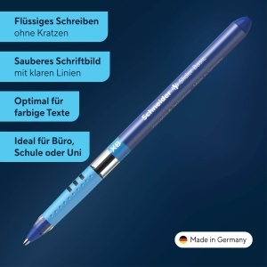Pix Schneider 151203 Slider Basic, 10 bucati, cu grip ergonomic, albastru - Img 2