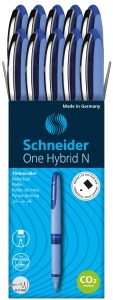 Pix Schneider One Hybrid N, 0,3 mm, tinta albastra, cutie cu 10 bucati - Img 2