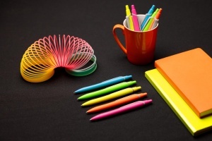 Pix Schneider Reco Neon Edition, 6 bucati, din plastic reciclat, culoare neon albastru - Img 3