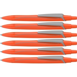 Pix Schneider Reco Neon Edition, 6 bucati, din plastic reciclat, culoare neon portocalie