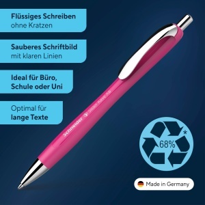 Pix Schneider Slider Rave XB, 4 bucati, culoare roz intens, cu tehnologie Viscoglide - Img 2