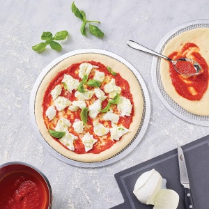 Pizza Screen FMprofessional 21691 O 28 cm Aluminiu Argintiu - Img 6