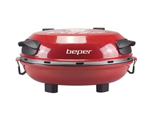 Pizzaofen BEPER P101CUD300 Electric 400degC 31cm Placa Detasabila - Img 2