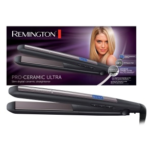 Plac de indreptat Remington Pro-Ceramic Ultra (acoperire ultra-ceramica de inalta calitate) Afisaj LCD, 150-230degC, plac de indreptat parul S5505