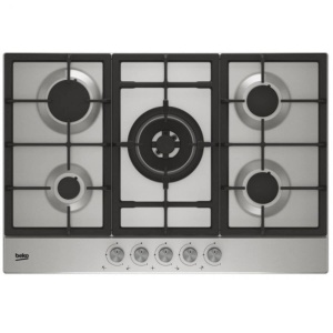 Placa cu gaz BEKO HIAW75225SL, Vitroceramica, Inox