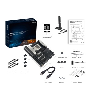 Placa de baza ASUS PRO WS TRX50-SAGE WiFi, suport AMD TRX50, 96 nuclee, WiFi integrat - Img 7