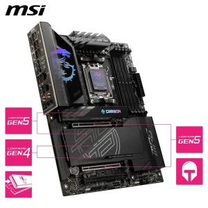 Placa de baza MSI MPG X870E Carbon WiFi, ATX, suport AMD Ryzen 900080007000, DDR5, PCIe 5.0 - Img 5