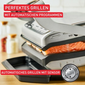 Placa de Gratar Tefal XA729810, Antiaderenta, pentru 6-8 Persoane, Negru - Img 3
