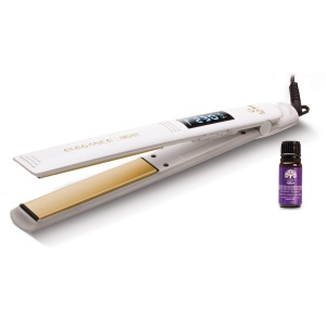 Placa de indreptat parul Gama Italy Professional Elegance Argan, 150-230C, alba - Img 2