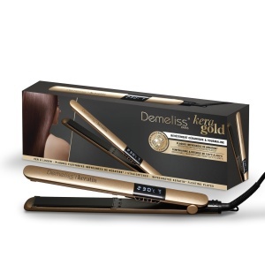 Placa de par 2-in-1 Demeliss Saint Algue Kera GOLD, Keratin, 150-230 C