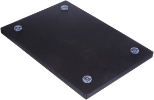 Placa de taiat Metaltex 73381538, Polyethylen, 29 x 20 x 1,5 cm, Negru - Img 2
