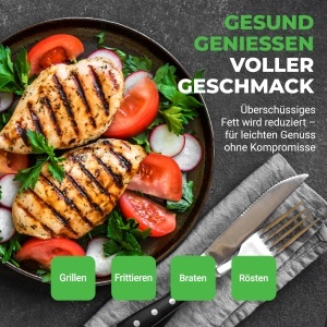 Placa Grill din Fonta NutriChef 45 x 25 cm, Antiaderenta, pentru Inductie si Gaz - Img 6