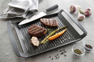 Placa Grill HENDI, Aluminiu, Anti-Haft, 390x260mm, Rezistenta la 250C - Img 7