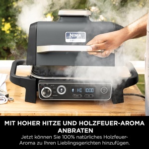 Placa Grill Ninja Woodfire XSKGRIDPLTEUK, Neagra, 37.2 x 28 cm, Antiaderenta - Img 7