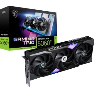 Placa video MSI GeForce RTX 5060 Ti 8G Gaming Trio OC - 8GB GDDR7, PCIe 5, Boost 2647 MHz