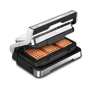 Placi pentru vafe Tefal XA7348 OptiGrill 4in1 si 2in1 XL antiaderente aluminiu turnat negru - Img 3