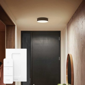 Plafoniera inteligenta Philips Hue White Ambiance Enrave, 950 lm, dimmabila, negru - Img 3