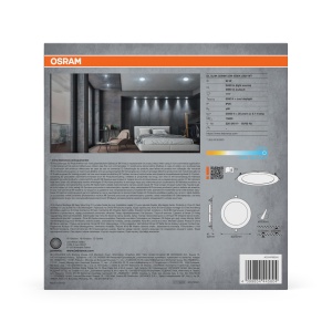 Plafoniera LED Osram Slim 225mm, 22W, 6500K, 2000 Lumen, Alb - Img 3